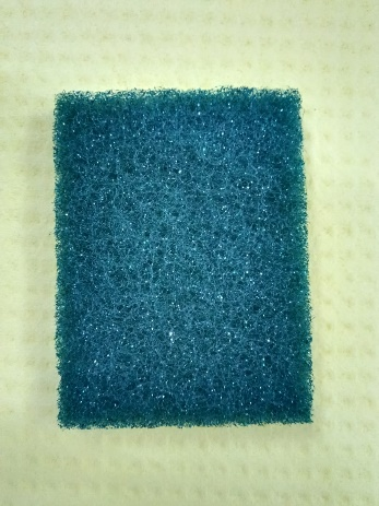 Green Nylon Scrub Pad Silver Sparkle 10mm 1